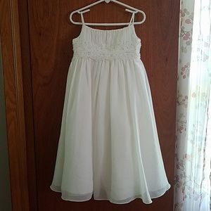 David's Bridal flower girl dress